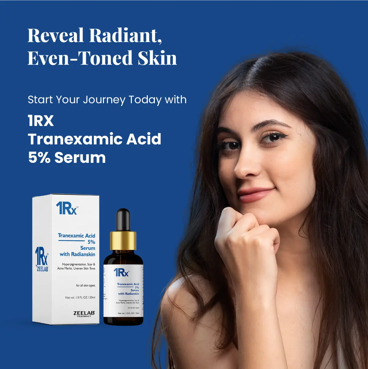 1RX Tranexamic Acid 5% Face Serum